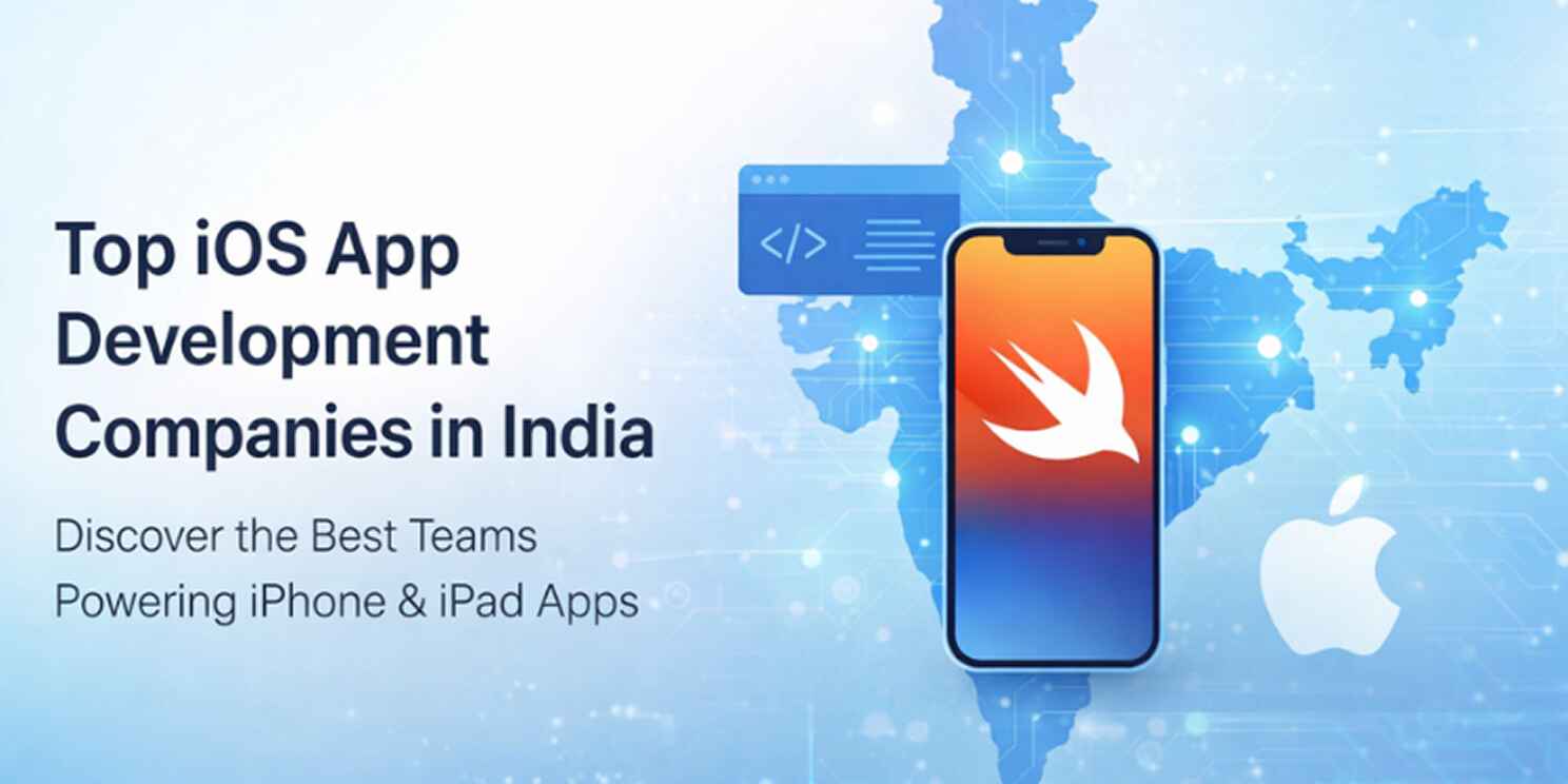 an image for a blog that lists top ios development companies in india